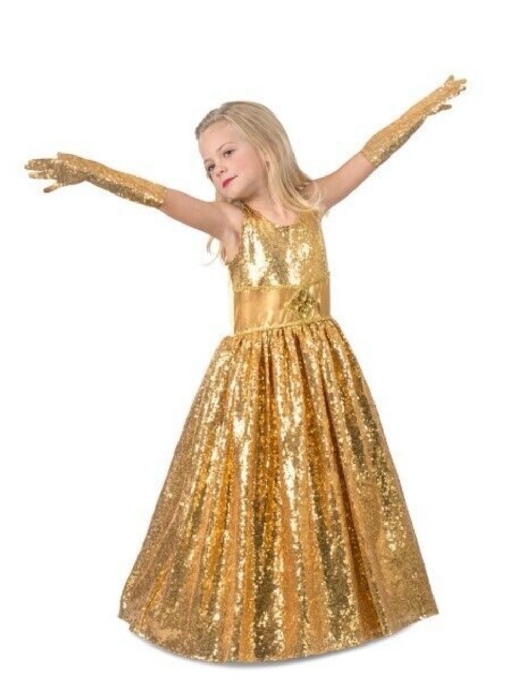 NWT Girls Golden Gala Showstopper Costume 😊